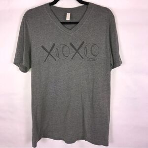 Pink Armadillos XOXO V-Neck Graphic T-shirt